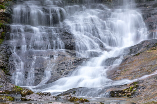 Weissbach Wasserfall bei Inzell, Bayern, Deutschland