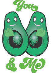 Avocado Png Sublimation Designs for Instant Digital Download.  Funny Avocado Printable Cute Craft Graphics for Print on Demand Business and Print Industry.