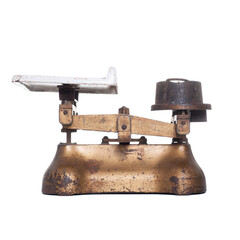 old english scale with gold and white weight without white background png photography