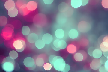 Obraz premium Night lights bokeh background wallpaper IA