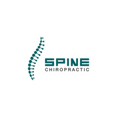 Spine logo vector illustration design template