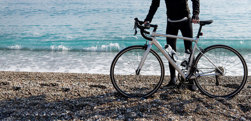 person riding a bike