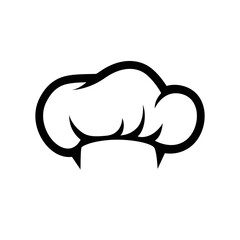 Chef Hat Logo Design Template Inspiration, Vector Illustration.