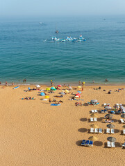 Praia dos Salgados Beach, Albufeira, Algarve, Portugal,