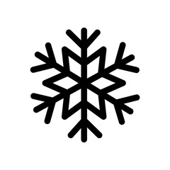 Snowflake on transparent background