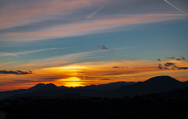 Spectacular photographs of sunsets in Molise, Italy