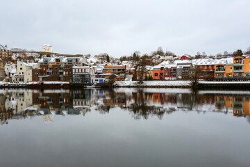 River Nidelva in Trondheim, Norway
