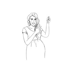 pregnant girl holding keys