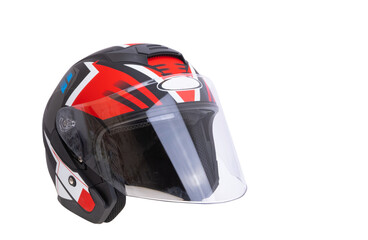 Naklejka premium scooter helmet isolated