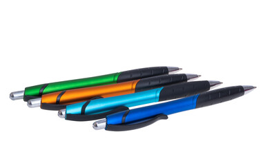 colored pens isolated