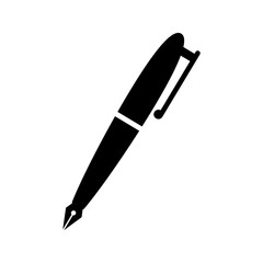 pen vector icon, writing symbol