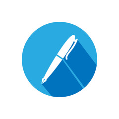 pen vector icon, writing symbol