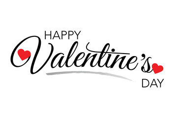 Valentines Day Typography Vector