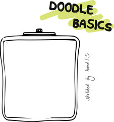 Doodle Sketchnote Template for Workshops, Seminar, Flipchart and Graphic Recording
