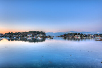 Le port de Ploumanac'h en Bretagne - France