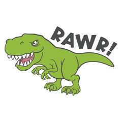 Rawr! Trex Dinosaur.Valentine's Day Dinosaur -T-Shirt design, Vector Graphic, Typographic Poster Design.