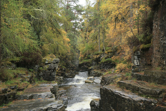 Scottish River in the Cairngorms