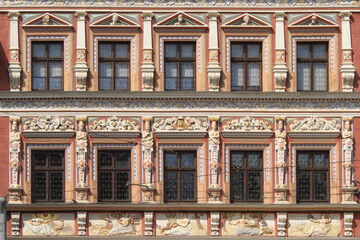 Erfurt - Renaissancefassade, Thüringen, Deutschland, Europa