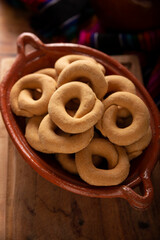 Coricos. Also known as Harinillas de maiz crudo, Tacuarines, Ensecos, Biscochos, Biscochuelos, Coricochis or Pemoles..Mexican cookies made with cornmeal.