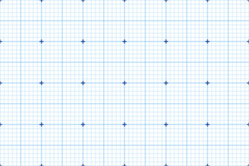 blueprint graph paper. seamless pattern. blue school background. grey millimeter grid. technical vector