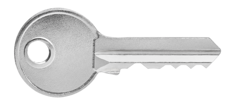 House key cut out