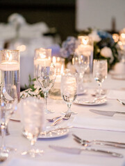 wedding table setting