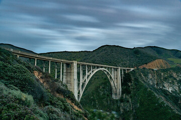 Bixby Creek Bridge also known as Bixby Canyon Bridge in California.
