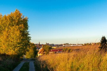 autumn landscape in the countryside