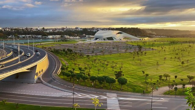 The Grand Theatre of Rabat in Morocco
