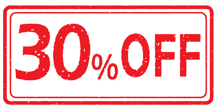 Stamp 30% Off, Sale PNG
