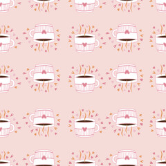 Valentines Day Cocoa Coffee Cup valentines drinks