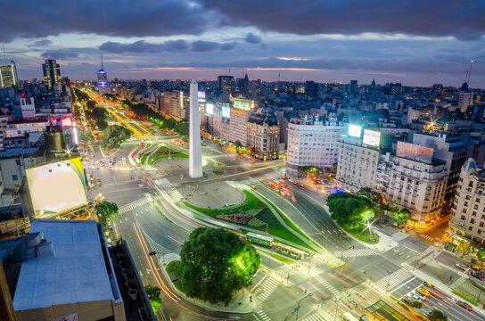The Capital City of Buenos Aires in Argentina South America