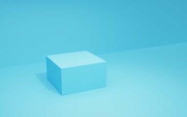 Clean product pedestal or podium, luxury mockup, 3d render