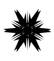 Obraz premium Graphic Snow Flake Icon