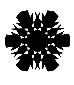 Graphic Snow Flake Icon