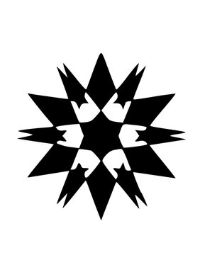 Graphic Snow Flake Icon
