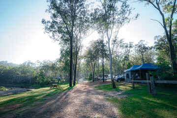 landscape in the morning