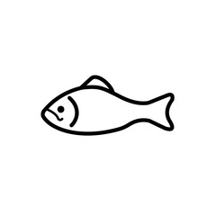 fish - vector icon