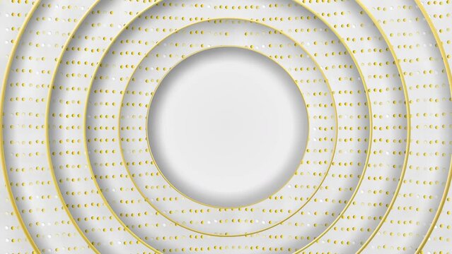 Dynamic circle background circular frames with gentle pulsing motion and space in the center for titles, text or logos