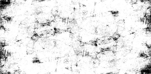 Rough black and white texture vector. Distressed overlay texture. Grunge background. Abstract textured effect. Vector Illustration. Black isolated on white background. EPS10