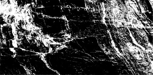 Scratched and Cracked Grunge Urban Background Texture Vector. Dust Overlay Distress Grainy Grungy Effect. Distressed Backdrop Vector Illustration. Isolated Black on White Background. EPS 10.
