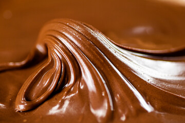 The texture of hazelnut butter. 