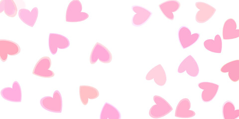 seamless background with pink heart