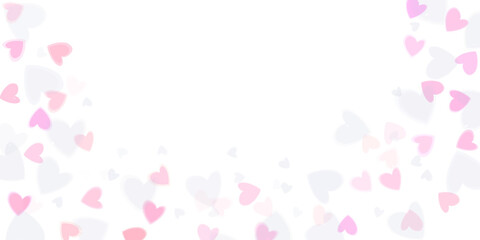 pink colorful background with hearts