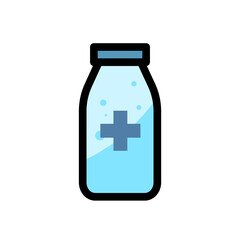 Obraz premium medicine bottle icon