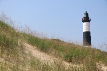 Lighthouse over the dunes