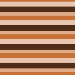 horizontal brown cream dark bar seamless pattern