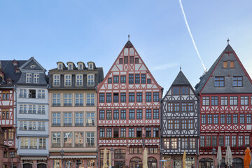 Obraz premium Römemberg Square in the city of Frankfurt, Germany.