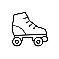 roller skate - vector icon