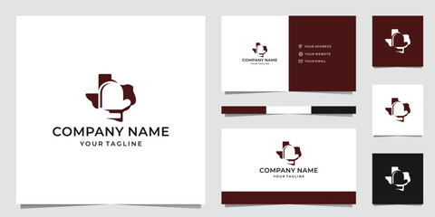 Simple Texas Gloves Logo Design